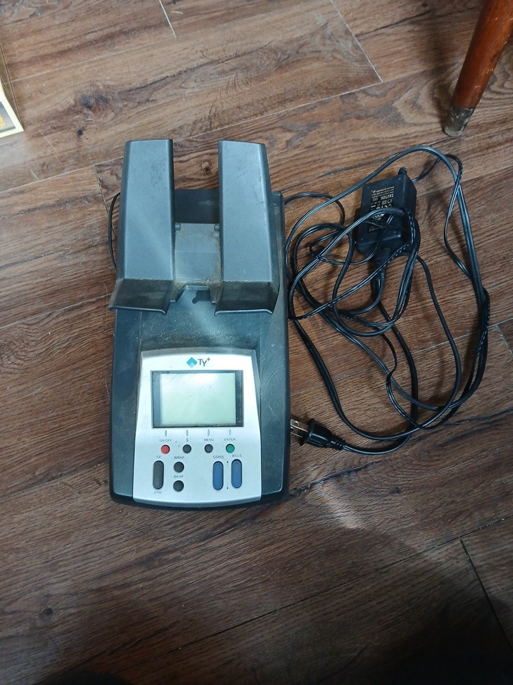 TellerMate TY+ Money Counter Currency Machine Scale Keyboard Untested As Is
