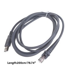 Durable Data Cable Convenient USB Cable 2M for QD2100 GBT4100 GD4130 Scanner