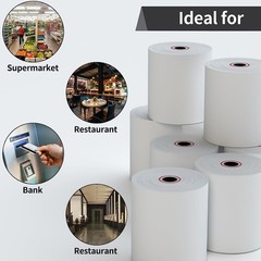 10 Rolls 3 1/8″ x 230ft Thermal Receipt Paper Cash POS Register Paper Roll
