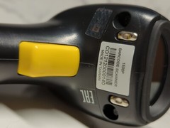 CipherLab 1500P USB Barcode Scanner -No Stand -Black With Yellow Trigger