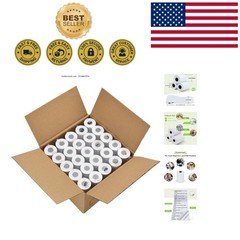 Cost-Effective 100 Rolls of 2-1/4″ x 50′ Thermal Paper – Biodegradable Choice