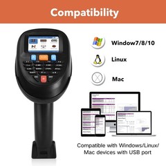 Inventory Scanner Wireless Barcode Scanner Portable Barcode Reader Data.