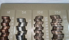 PM Company Coin Counter Change Tray 9.75” X 7.5” Vintage—Tray ONLY