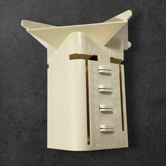 MMF Industries USA Coin Sorter Counter 4 Tube Tender Tray Beige Vintage Analog