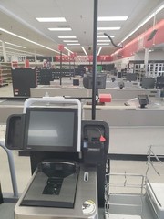 Lot of 4 – Toshiba Self Checkout System 7 6800-110 & SCO Manager Cashier Stand
