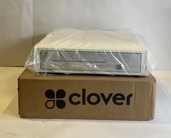 CLOVER D100 FAYJ1006010 WHITE METAL CASH REGISTER DRAWER 2 KEYS NEW IN BOX