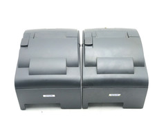 Lot of 2 Epson TM-U220B M188B Ethernet Dot Matrix POS Receipt Printer