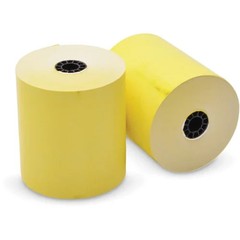 ICONEX Thermal Receipt Paper Roll – 3 1/8″ x 230 ft – Yellow – 50 / Carton