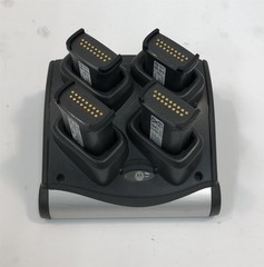 Lot of 4 Symbol MC9190-G30SWEQA6WR Barcode Scanners w/ Charger & 8 Batteries