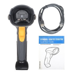 Symbol DS6707-SR20007ZZR Handheld USB Standard-Range 1D 2D Barcode Scanner USA