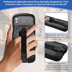 for Zebra TC22 TC27 Scanner Protective Cover Boot with Handstrap SG-TC2L-BOOT-01