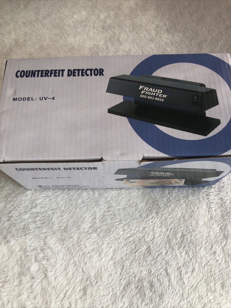 Fraud Fighter Counterfeit Money Detector – Electric – New in Box – Model UV-4