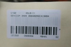 Genicom 3404 3S6402AGC4190B4 Dot Matrix Printer 117v-ac
