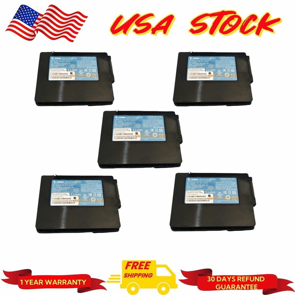 Genuine New Long-lasting Battery 5/10 PK BT-000318-01 for Zebra TC77 TC70 TC75
