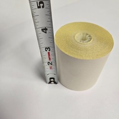 Lot of 2-Ply Carbonless Cash Register Rolls – 21 Rolls