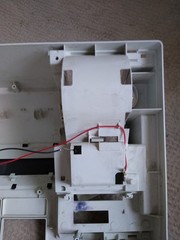 Sharp XE-A110 Electronic Cash Register Parts:Main Top Plastic Shell Cover