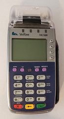 Verifone Credit Card Machine Terminal Reader Model VX520 Silver