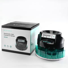 Electric Automatic Coin Sorter & Change Counter Machine, Coins up to 300 Coins p
