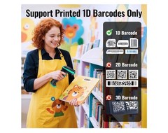 Tera Barcode Scanner Wireless 1D Laser Cordless Barcode Reader USB 5100 Teal