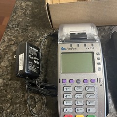 Verifone VX 520 Credit Card Terminal POS Machine w/ Power Supply (lot of 3)*read