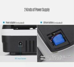 Portable Small Banknote Bill Detector Denomination Value Counter UV/MG/IR X8Z3