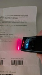 Koamtac KDC200i 1D Bluetooth Barcode Scanner & Cable iOS Android