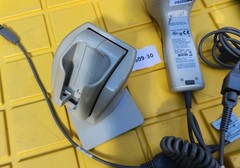 Metrologic Instruments MS6720 Barcode Scanner USB Adapter and Base Cream Beige