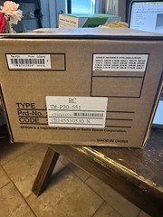 1 New Epson Mobilink P20 Mobile Printer TM-P20-551 C31CE14551, 1 case of paper
