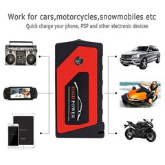 12V Car Jump Starter 18000mAh Power Bank Durable Auto