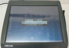 Used Micros Workstation 5 System Unit(400814-001)Touch Screen-W/Windows *V-10*