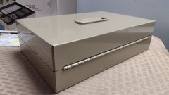 MMF Steelmaster Combination Lock Cash Box, Original Box Instructions, Steel