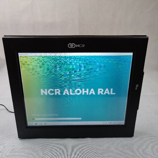NCR Touchscreen Monitor Model 7754 POS Terminal W Magnetic Reader