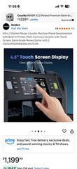 Aneken Ultra 2-Pocket Money Counter Machine Mixed Denomination