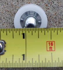 19mm 3/4″ Nylon POM Cash Drawer Tray Roller Wheel Fits HS DR-19 & RM DR-190D