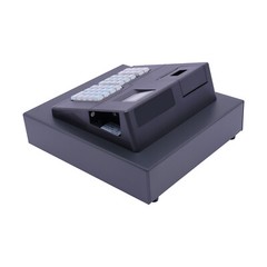 USB port Black Thermal Printing Electronic Cash Register with Cash Drawer RS232