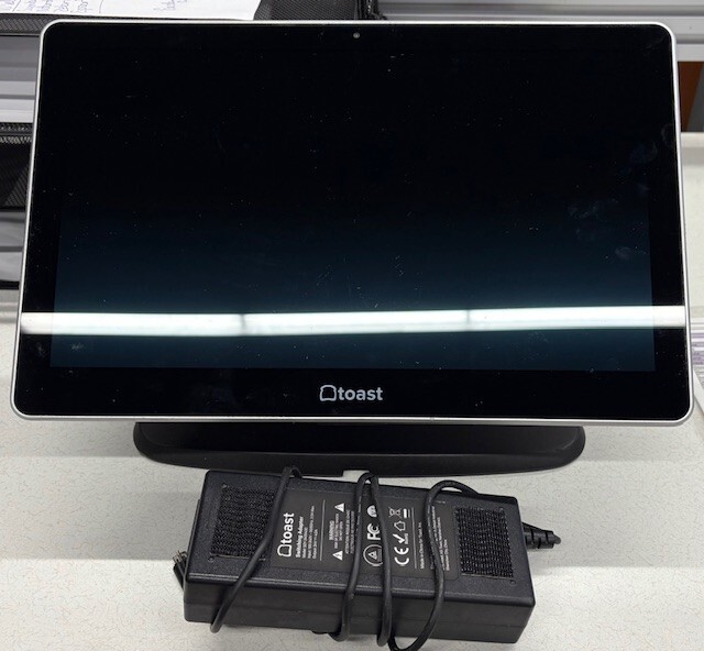Toast Flex TT200 POS Point of Sale System Dual Display Screen with Power Supply