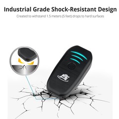 Portable Mini Wireless Bluetooth Barcode Scanner Rechargeable 1D & 2D Scan Gun