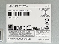 Star Micronics TSP654II Thermal Receipt Printer, USB, Auto Cutter TSP650ii