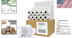 50 Pack of Lint-Free Thermal Paper 2-1/4″ x 63′ for Ingenico & Verifone