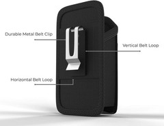 Sturdy Canvas Pouch for Zebra TC70/TC75 Handheld Scanners – Belt Clip Included