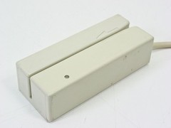Magtek 21080201 3 Track MSR ID Magnetic Stripe Wedge Reader – Beige