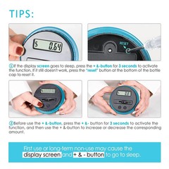 Large Digital Coin Counting Bank 1.8L LCD Coin Jar US Coins Silver