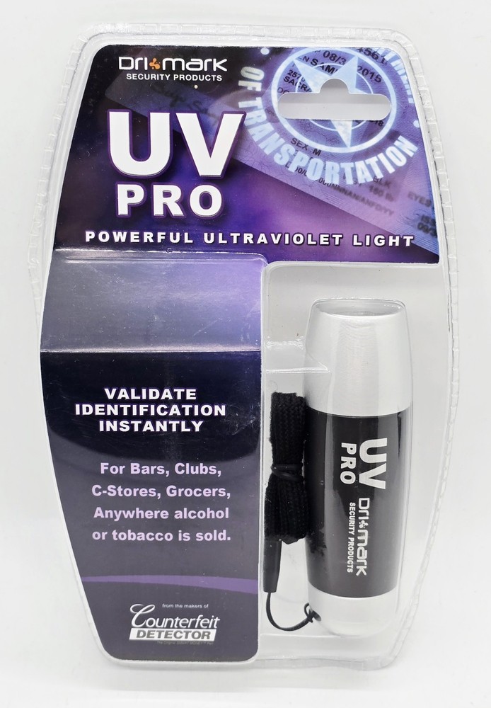 Brand New & Sealed Dri Mark UV PRO Powerful Ultraviolet Security Light NOS