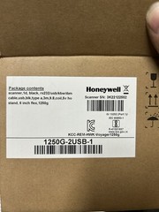 Honeywell Voyager 1250G USB Barcode Scanner Kit, Black, 1250G-2USB-1