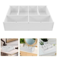 Cash with Dividers 6-Grid Money Organizer Tray for Desk Drawer 13.97X10.03X3….