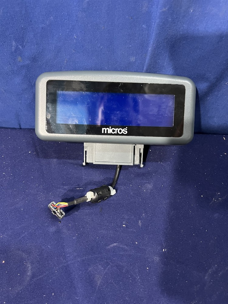 Micros Workstation Rear LCD Display 400801-001 WS5 WS5A POS System POS Terminal