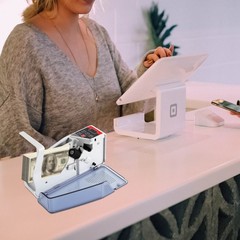 Money Counter Machine Currency Cash Bank Counterfeit Detector Cash Counting