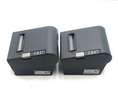 LOT OF 2 Micros Epson TM-T88IV M129H POS Compact Thermal Receipt Ticket Printer