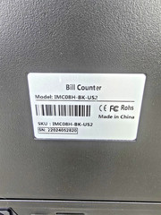 MUNBYN IMC08 Dual Money Counter Machine Mixed Denomination with Reject Pocket