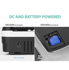 Aibecy Portable Fake Counterfeit Bill Detector & Counter IR MG/UV Dollar Euros